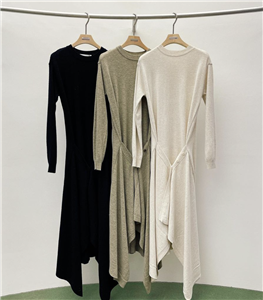 Lemaire Wrap Knit Dress (Ivory/Khaki/Black) (will ship within 1~2 weeks)