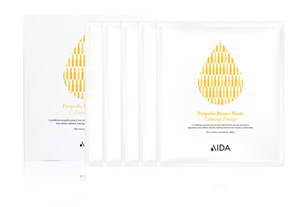 AIDA Cosmetic Propolis Calming Mask Pack 1Box(5sheets)