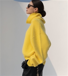 Angora Neck Warmer Set (Yellow/Blue/Pink/Green)  (will ship within 1~2 weeks)